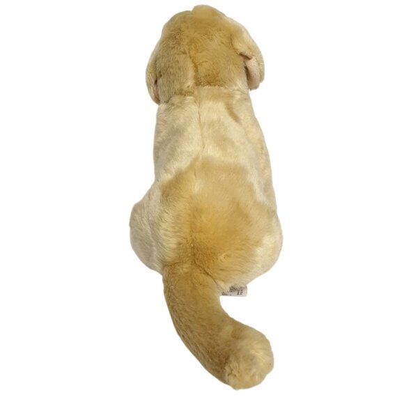 Toys R Us Golden Labrador 16" Yellow Retriever Plush Stuffed Dog Soft Toy 2015 - Picture 4 of 7